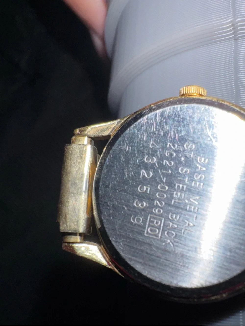 Seiko Gold Tone Ladies Quartz Watch with Gold Dial